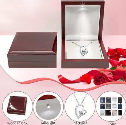 Collier Cœur Cristal – Sublimez Votre Amour